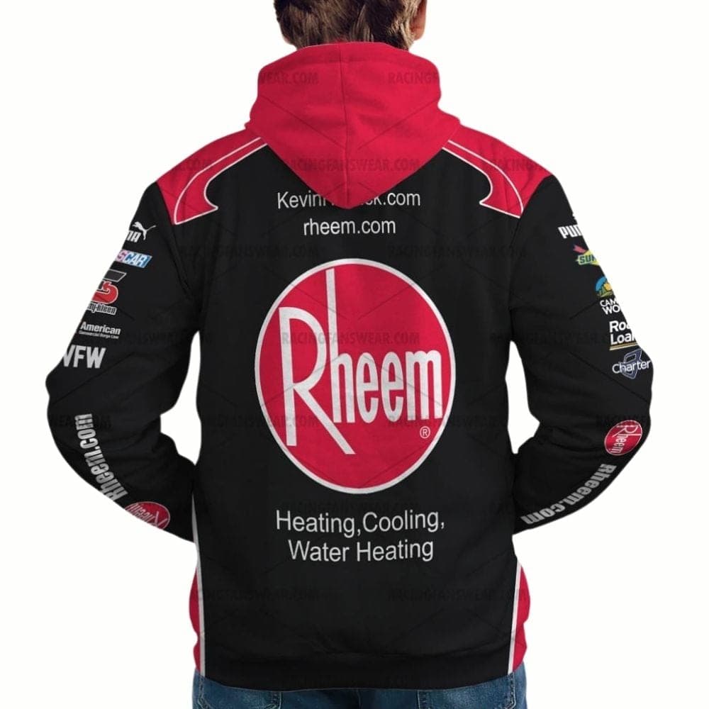 Kevin Harvick Rheem Nascar Racing Uniform All-over Print Hoodie