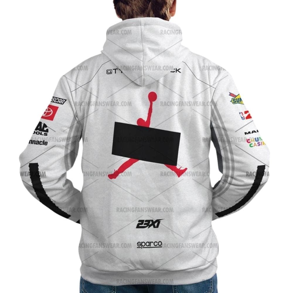 Tyler Reddick Nascar Racing 2025 McDonalds Toyota And Mobil 1 Uniform All Over Print Hoodie