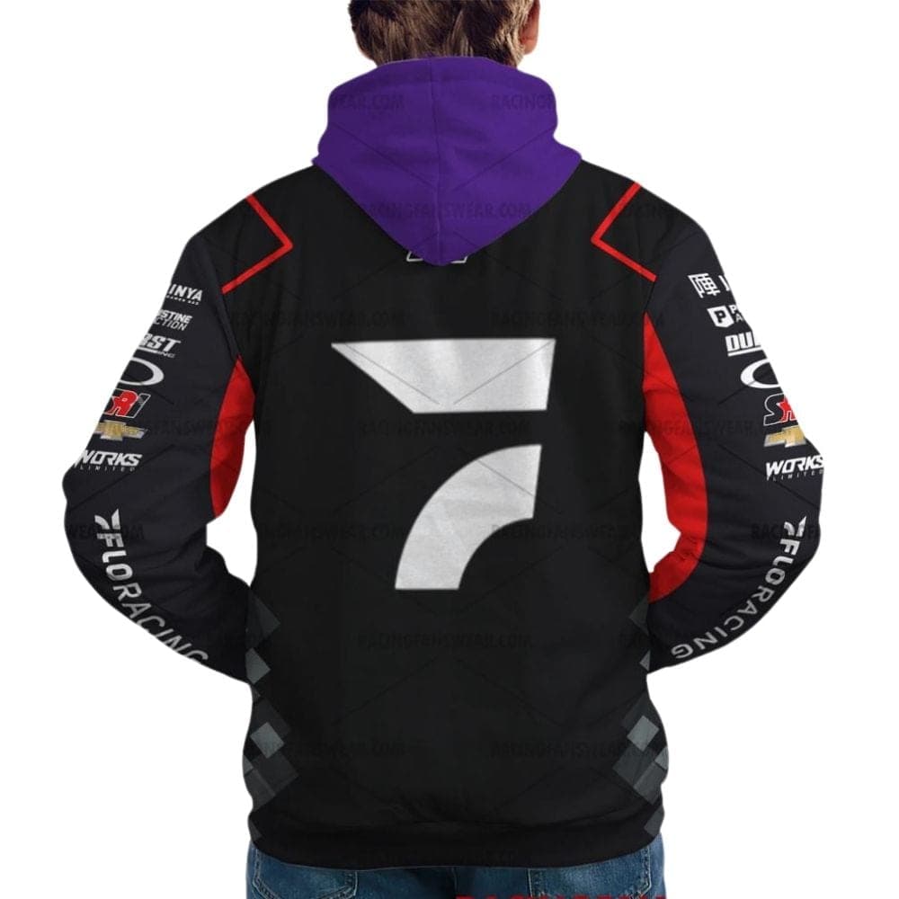 Kyle Larson Nascar Floracing 2024 Uniform All Over Print Hoodie