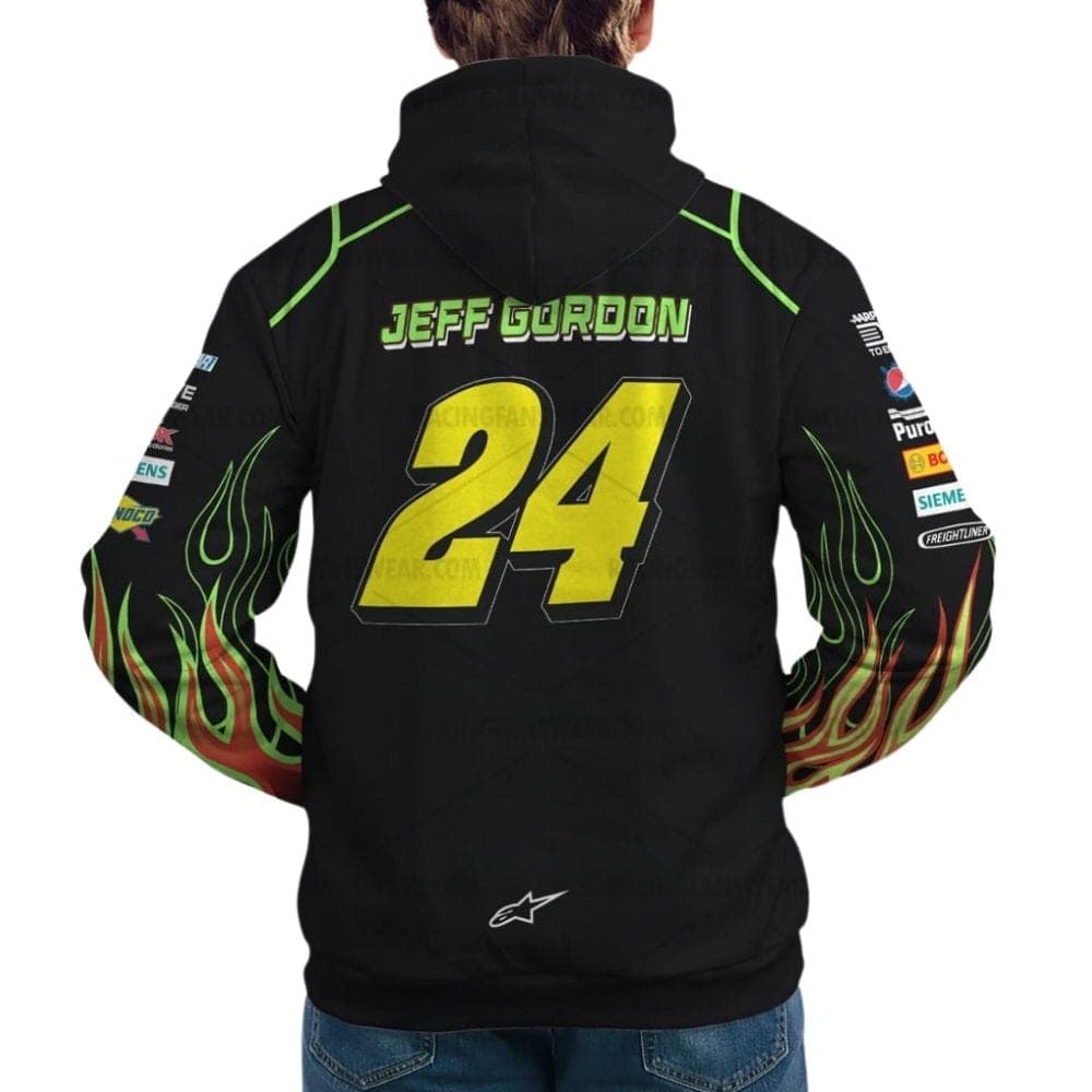 Jeff Gordon 24 Nascar Racing Imron Real Truck Paint And Hendrick Motorsport Uniform All Over Print Hoodie