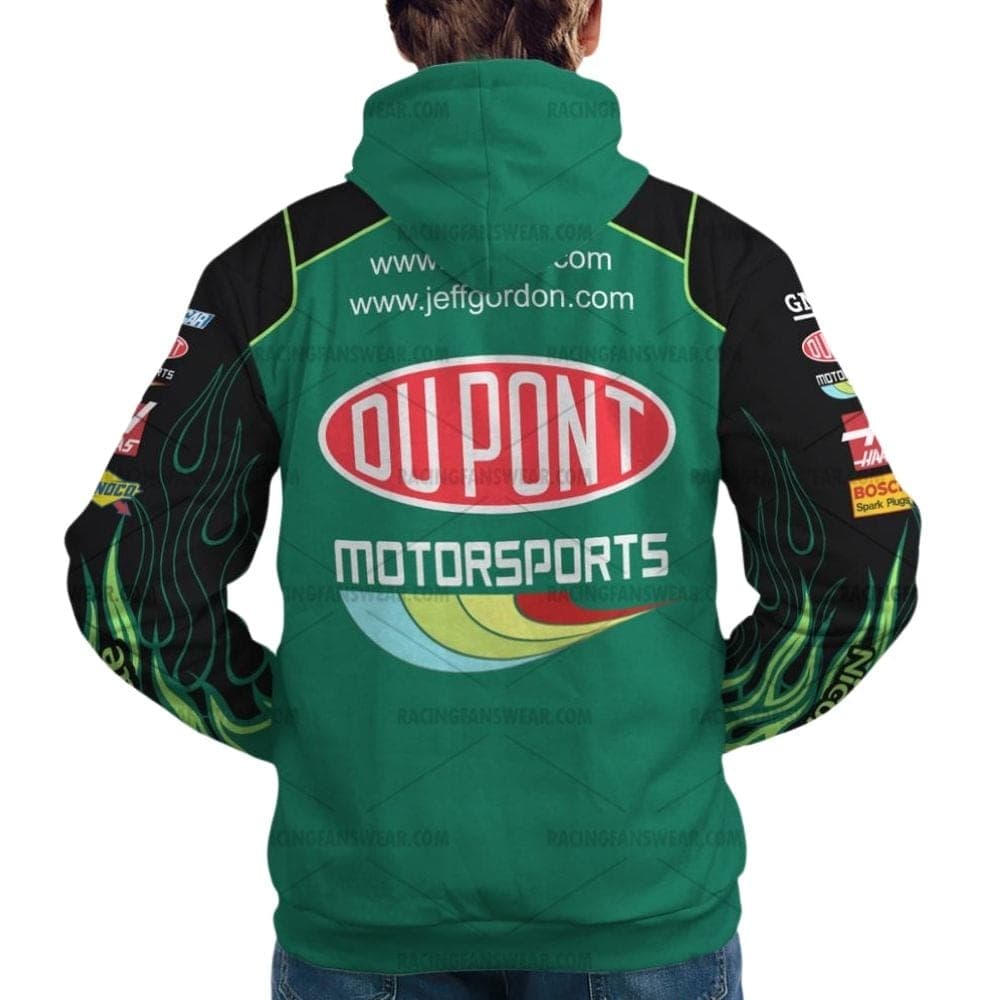 Jeff Gordon Nascar Racing 2007 Nicorette Uniform All Over Print Hoodie
