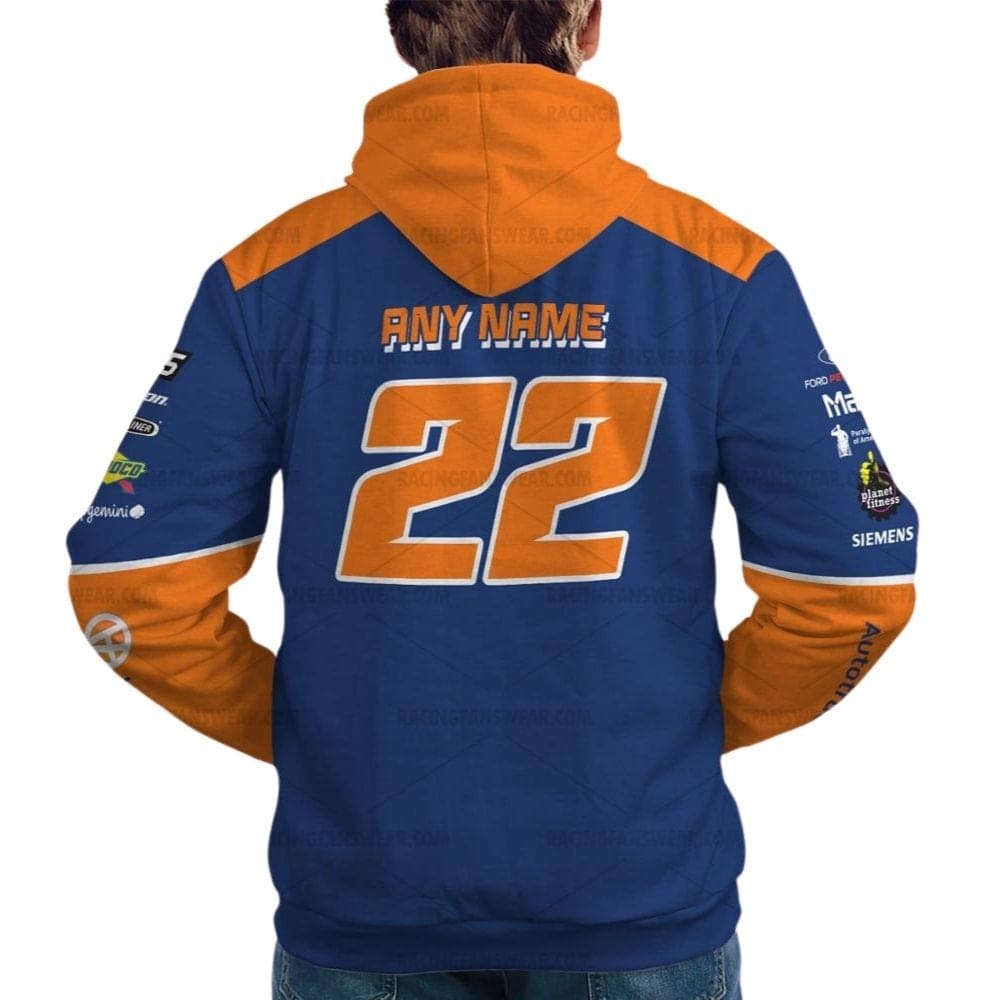 Personalized Name And Number Joey Logano 22 Nascar 2023 Autotr...