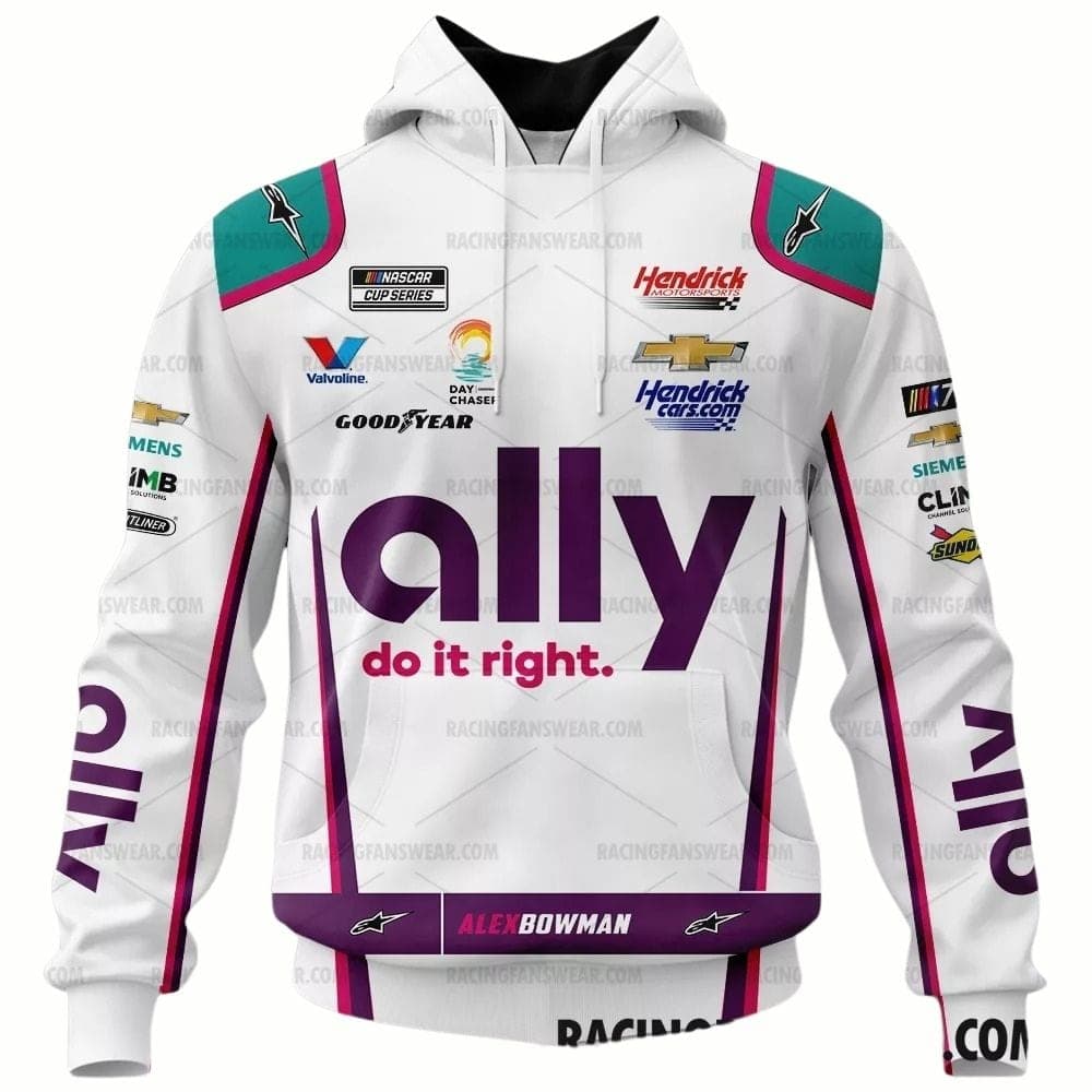 Alex Bowman 2023 Ally Racing Uniform All Over Print Hoodie