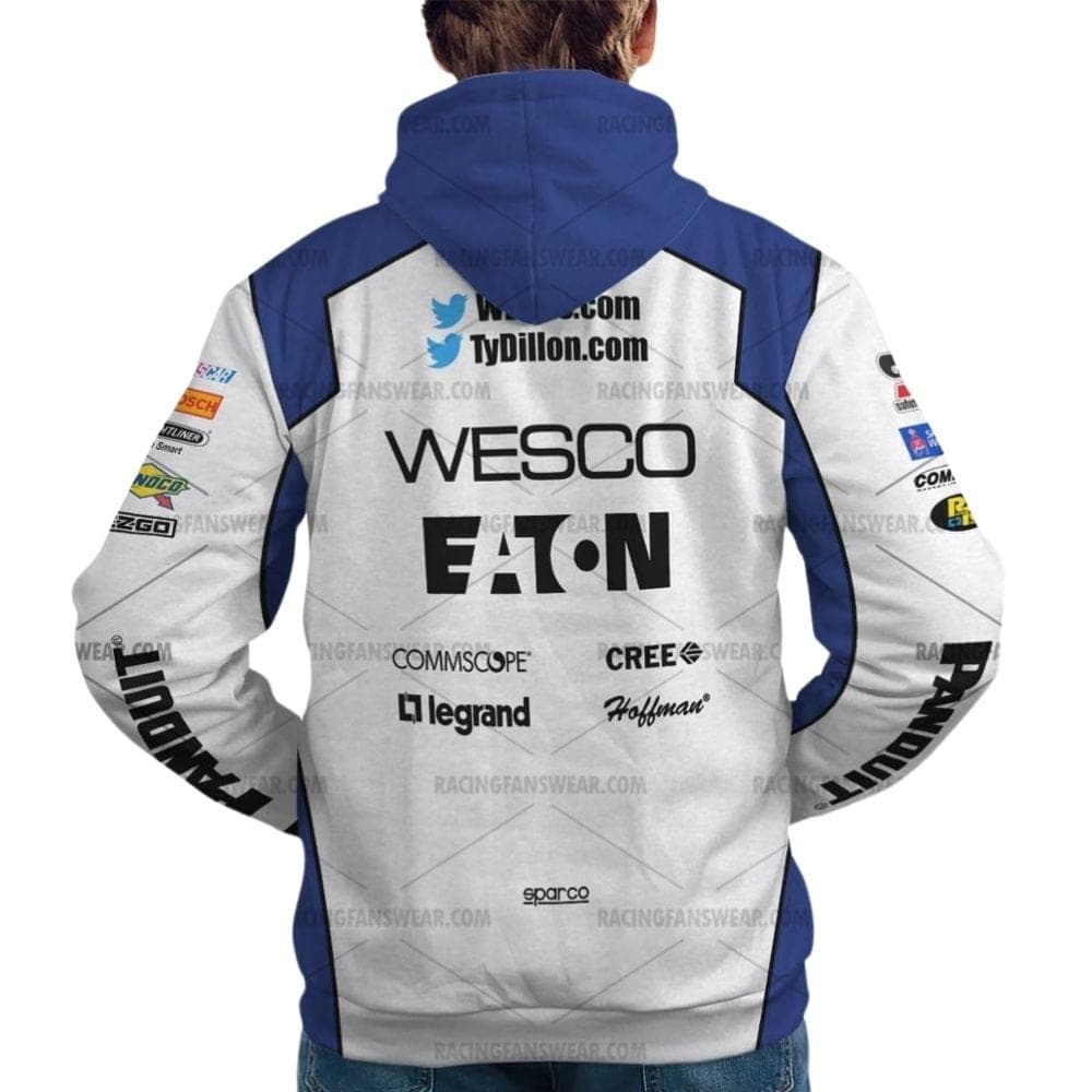 Ty Dillon Nascar Racing 2015 Wesco ABB Thomas AndBetts Uniform All Over Print Hoodie