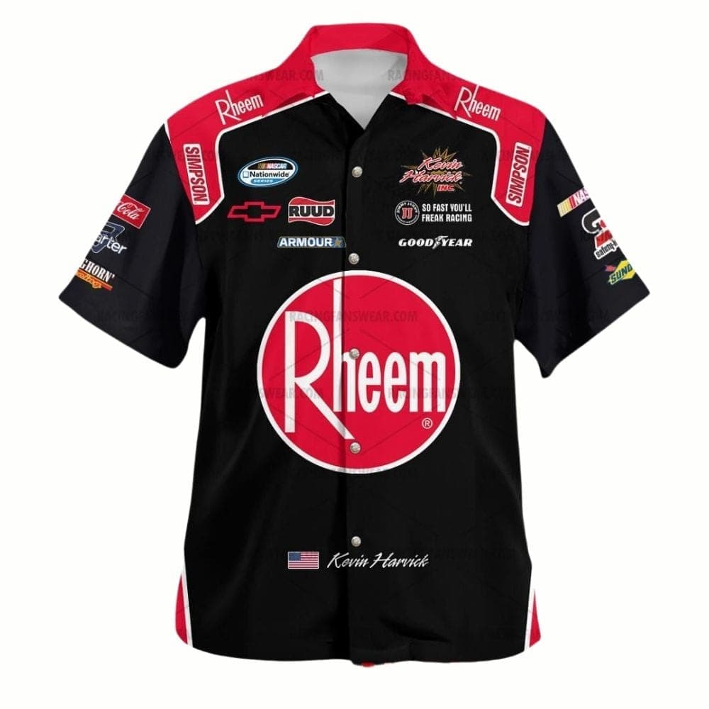 Kevin Harvick Nascar Rheem Racing 2010 Uniform Hawaiian Shirt