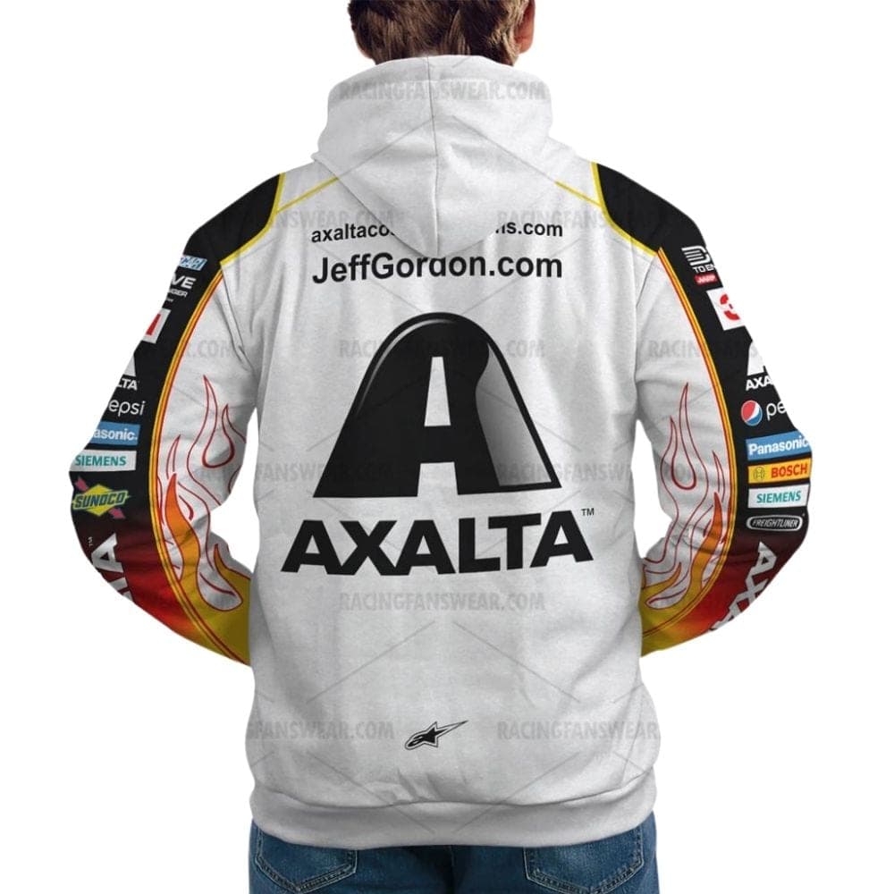 Jeff Gordon Nascar Racing Axalta 3M Chervolet And Hendrick Motorsport Uniform All Over Print Hoodie