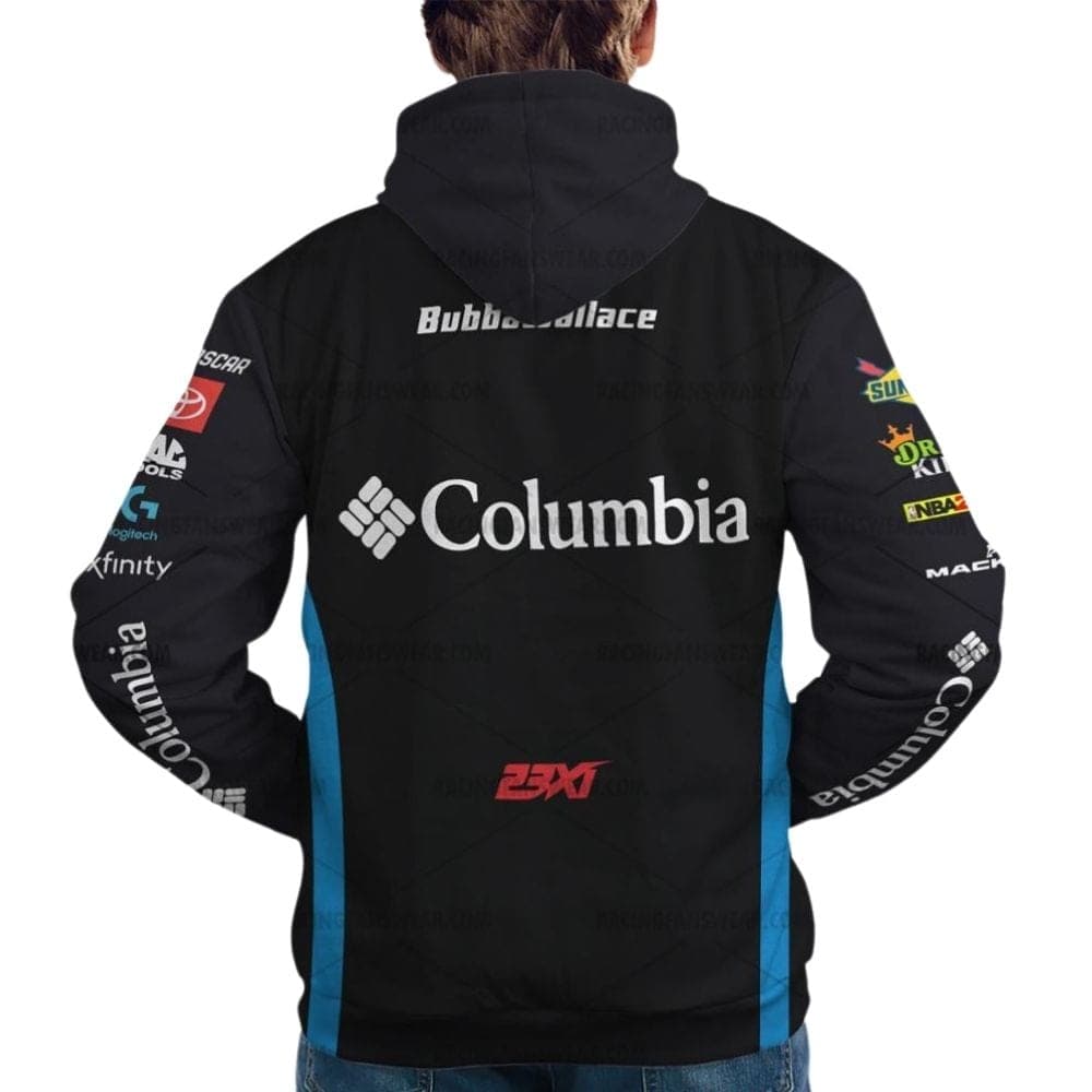 Bubba Wallace Nascar Racing Columbia 2024 Uniform All Over Print Hoodie