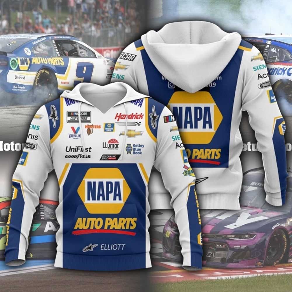 Hendrick Motorsports Auto Parts Chase Elliott All-over Print Hoodie