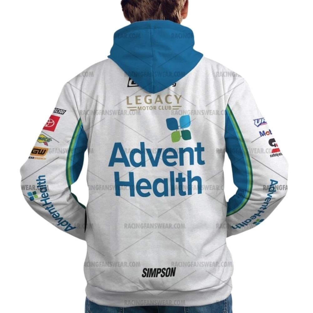 Erik Jones Nascar Racing 2025 Advent Health Uniform All Over Print Hoodie