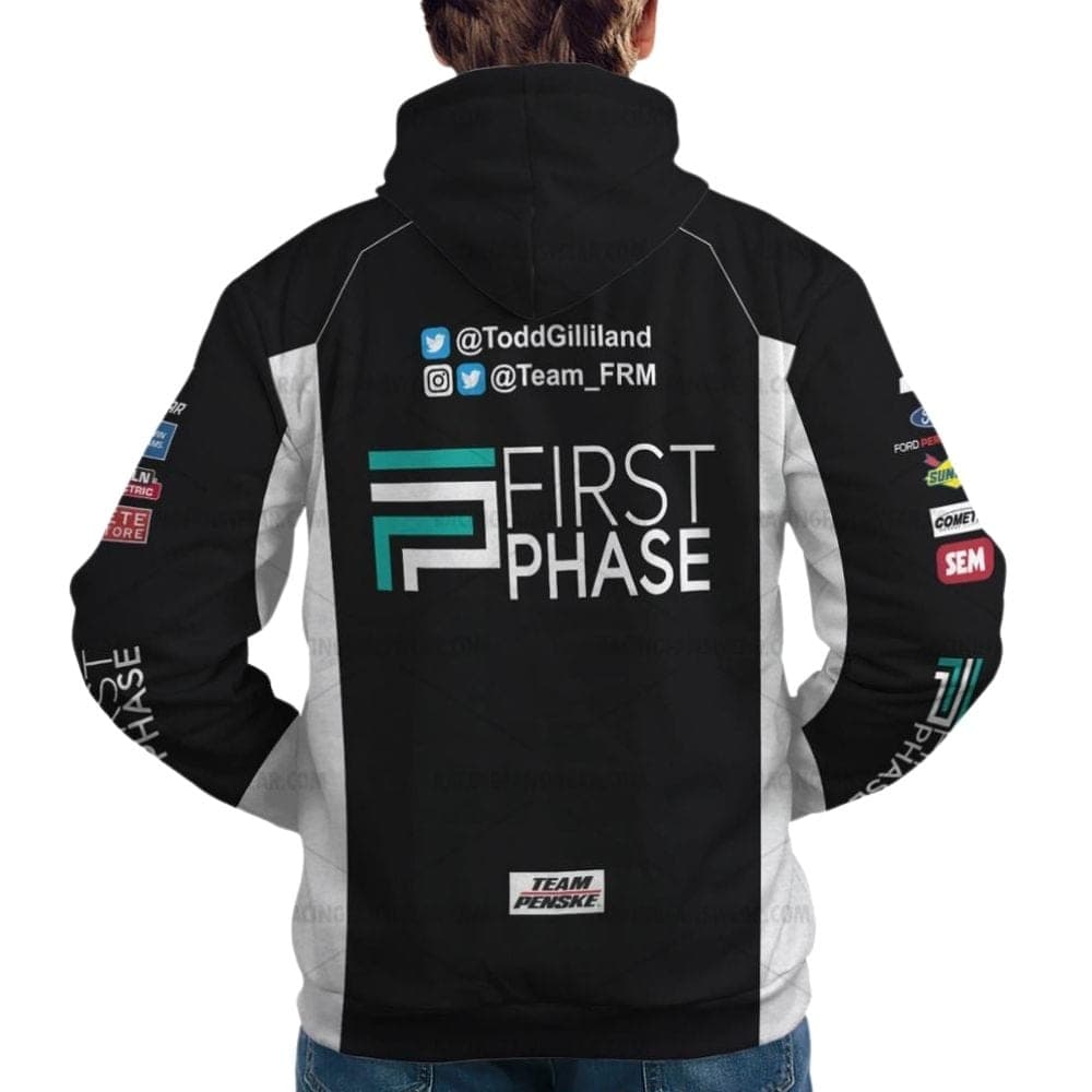Todd Gilliland Nascar 2022 Racing First Phase Uniform All Over Print Hoodie