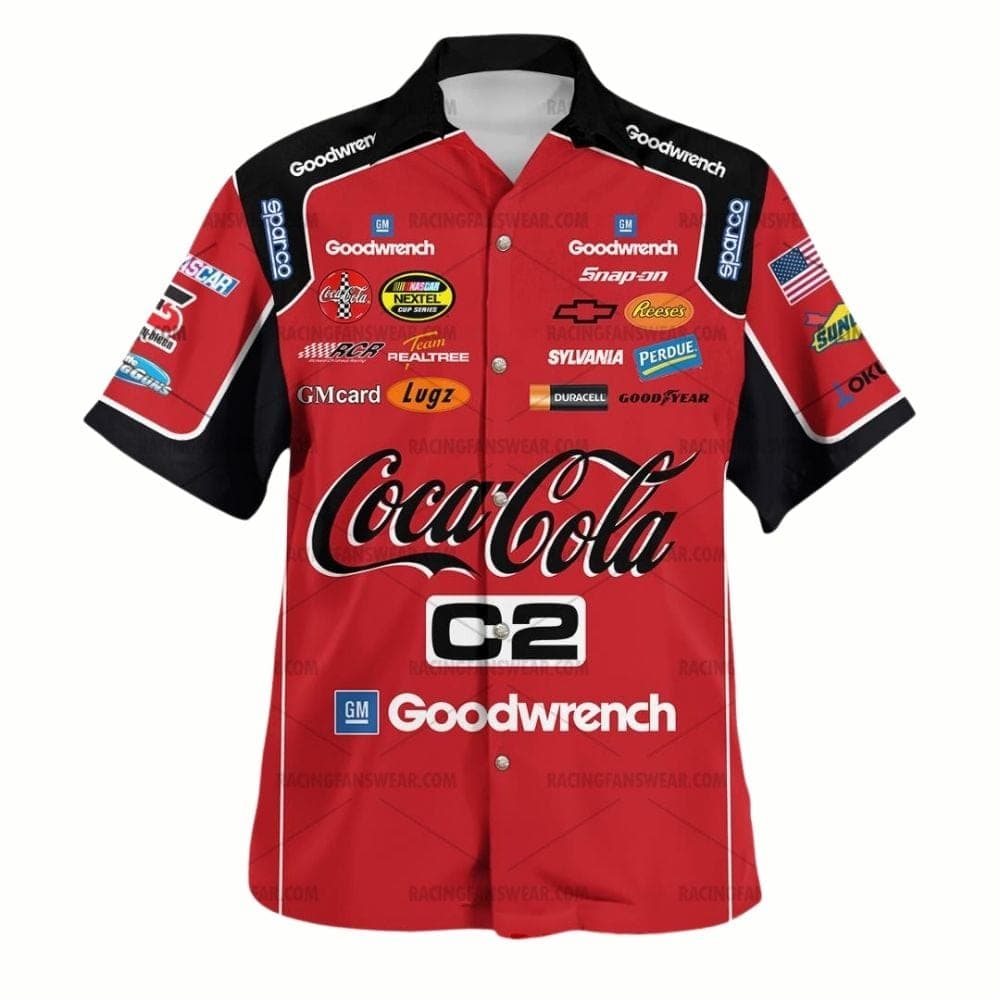 Kevin Harvick Nascar Coca Cola, C2 and Goodwrench Racing 2000 Uniform Hawaiian Shirt