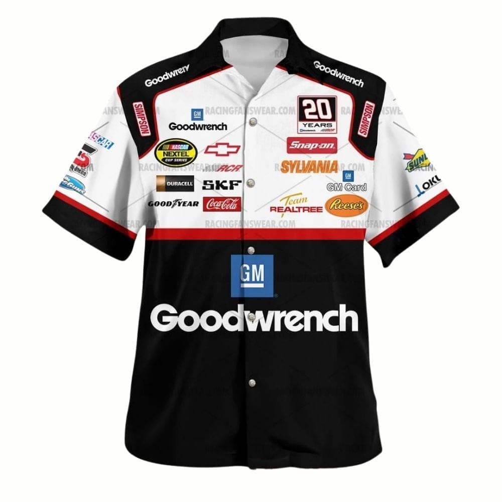Kevin Harvick Nascar Goodwrench, Chevrolet Racing 2004 Uniform Hawaiian Shirt