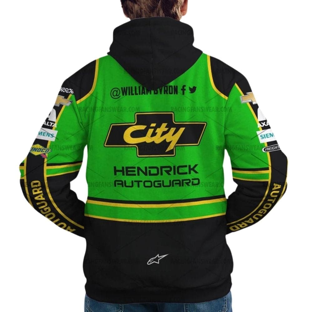 William Byron Nascar Racing Chevrolet City 2019 Uniform All Over Print Hoodie