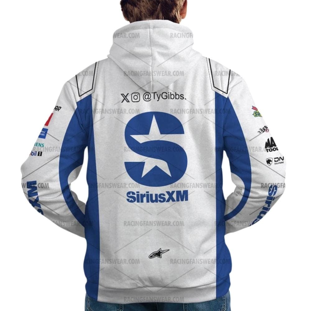 Ty Gibbs Nascar Racing 2024 SiriusXM Uniform All Over Print Hoodie