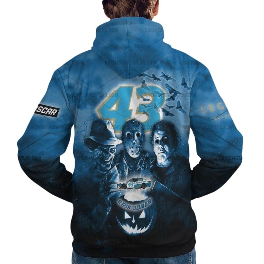 Erik Jones Nascar Racing With Friends Horror Halloween All Over Print Hoodie