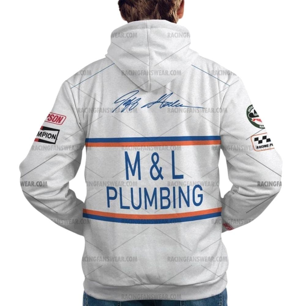 Jeff Gordon Nascar Racing M L Plumbing 1991 Uniform All Over Print Hoodie