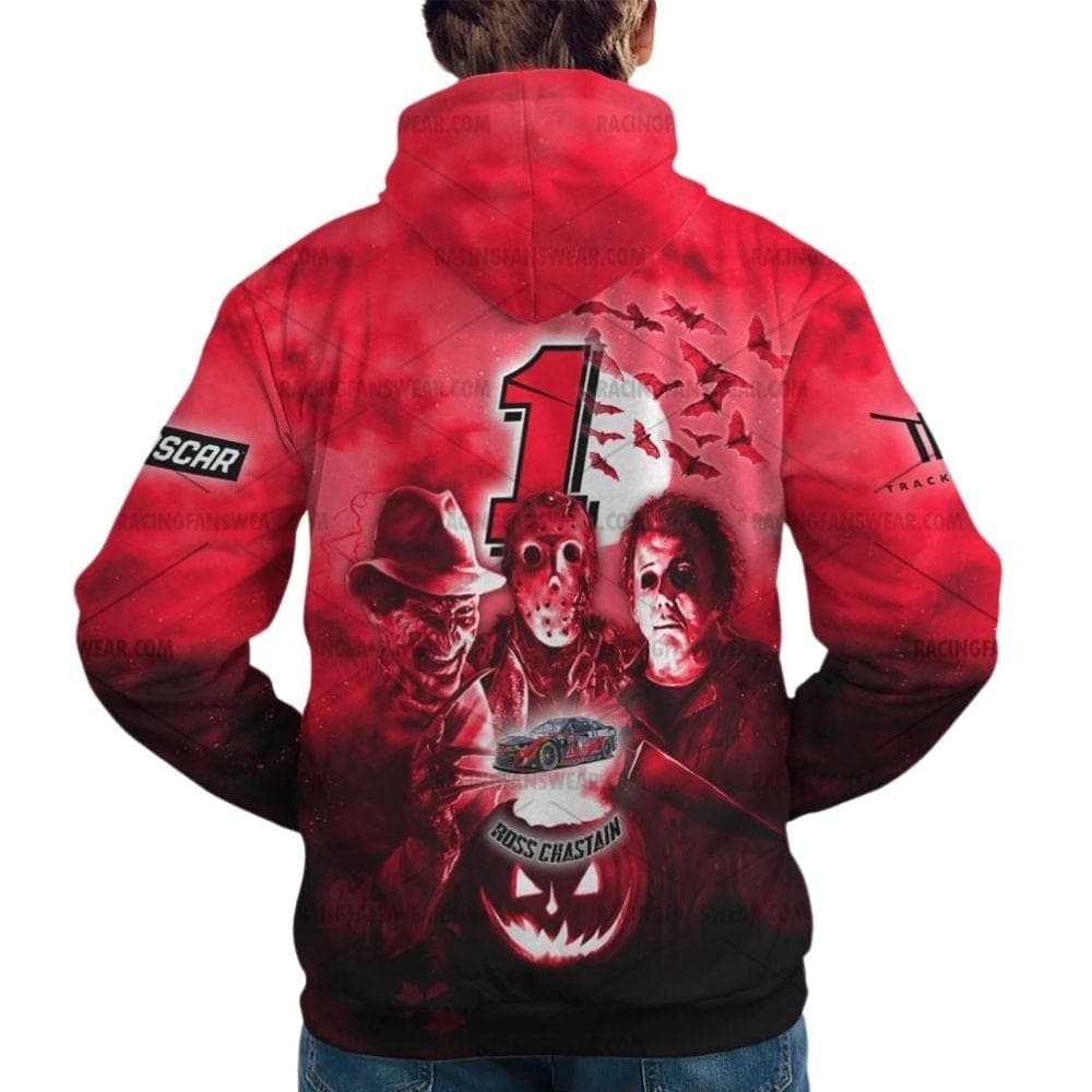 Ross Chastain Nascar Racing Halloween All Over Print Hoodie