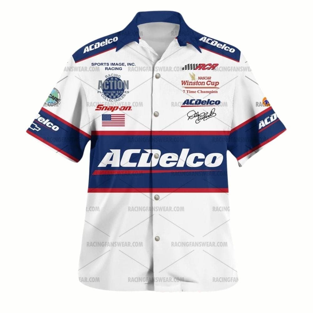 Dale Earnhardt Nascar Racing 1996 ACDelco Uniform Hawaiian Shirt