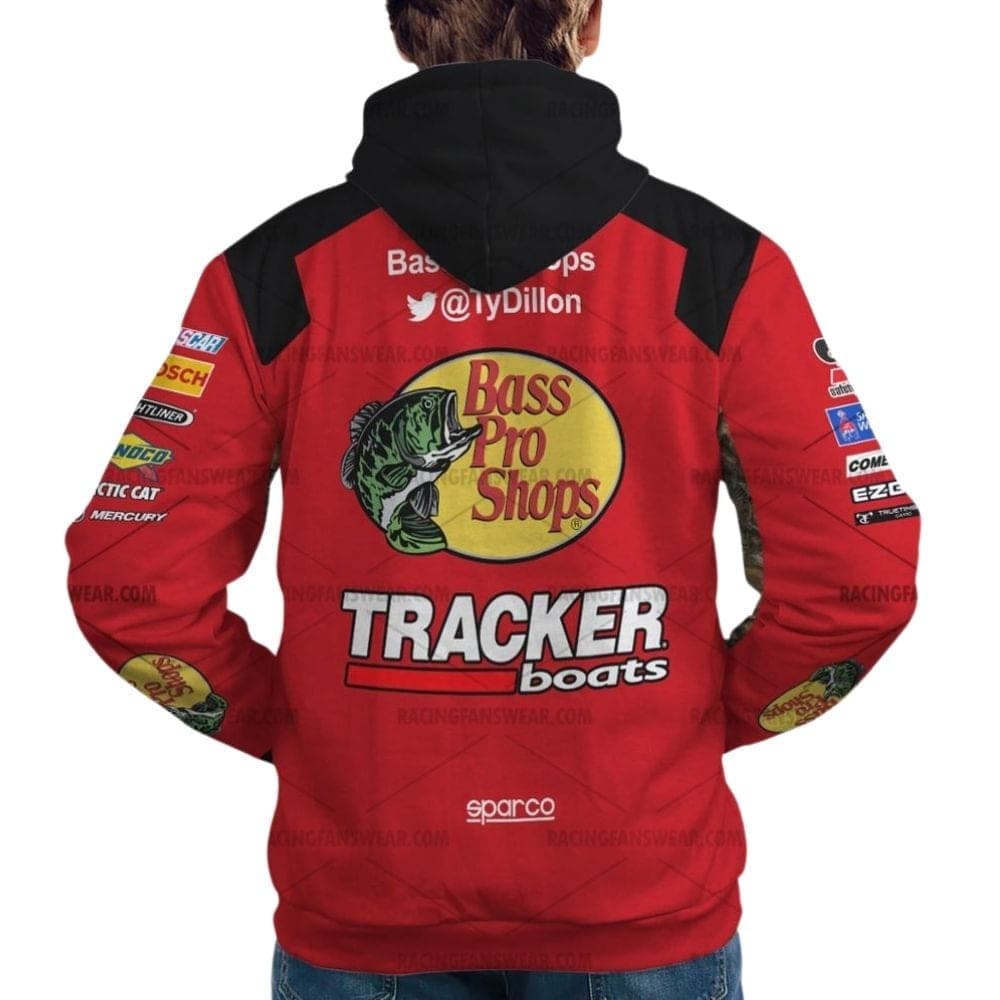 Ty Dillon Nascar Racing Bass Pro Shops Uniform All Over Print Hoodie