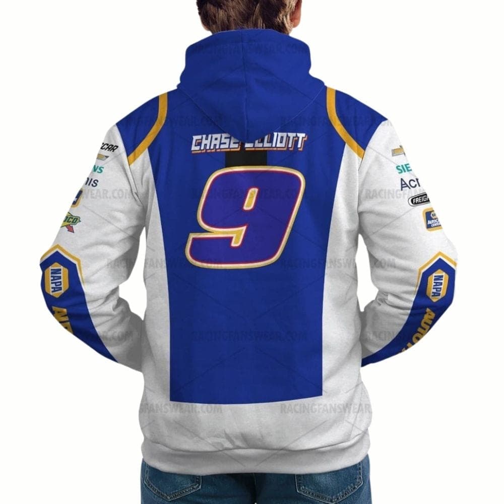 Chase Elliott Nascar Racing 2022 Uniform All-over Print Hoodie