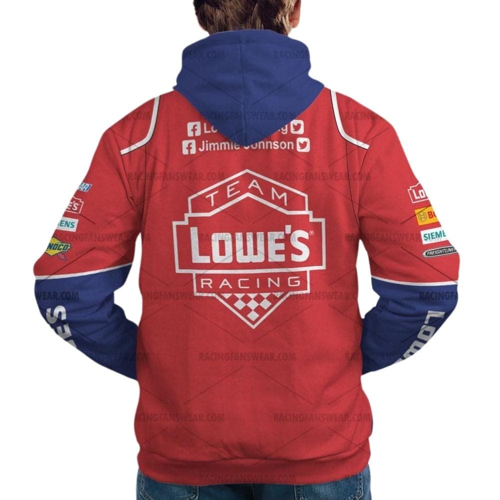 Jimmie Johnson Nascar Racing 2016 Superman Uniform All Over Print Hoodie