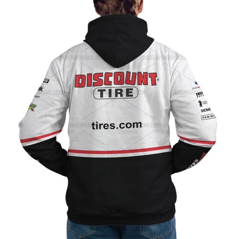 Austin Cindric Nascar Racing 2022 Discount Tire Uniform All Over Print Hoodie