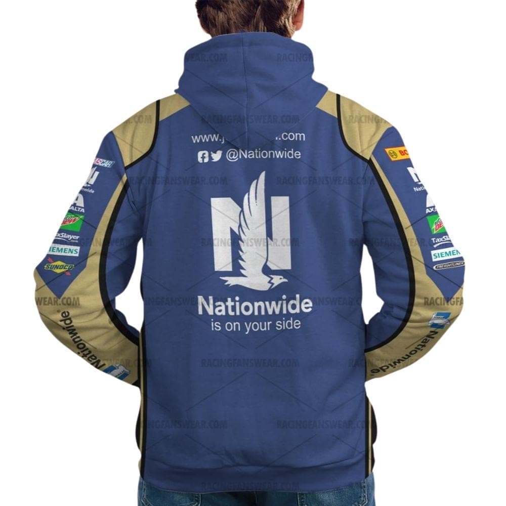 Jeff Gordon Nascar Racing Nationwide Uniform All Over Print Hoodie