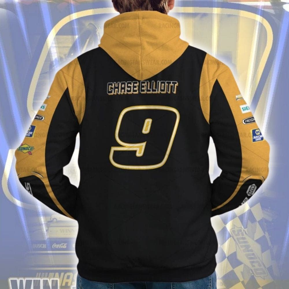 Chase Elliott 9 Nascar 2019 Racing Uniform All-over Print Hoodie