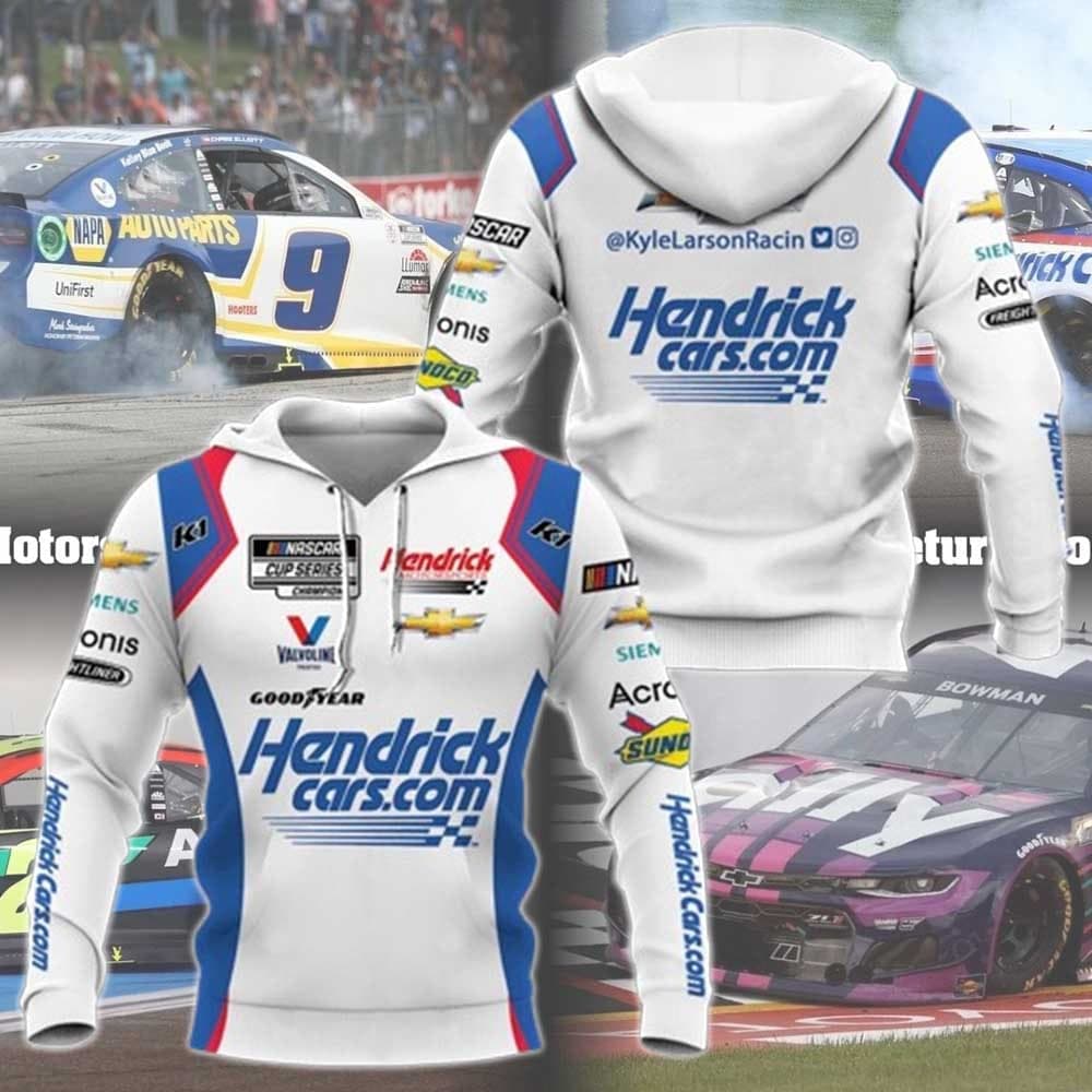 Kyle Larson Hendrick Motorsports All-over Print Hoodie