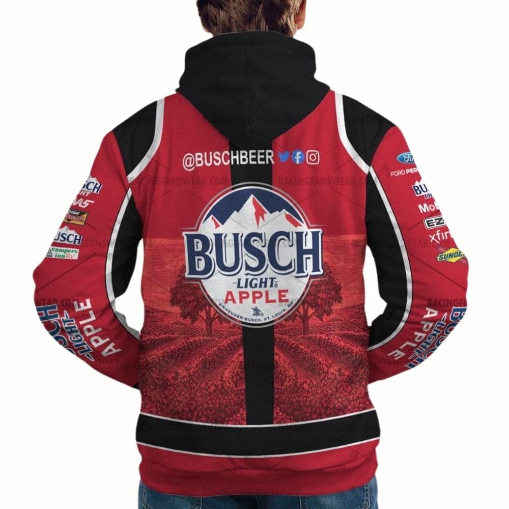Kevin Harvick Nascar Busch Light Apple Racing 2022 Uniform All-over Print Hoodie