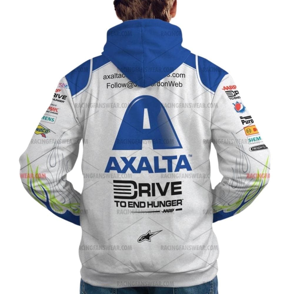 Jeff Gordon Nascar Racing Axalta Hendrick Motorsport 2013 Uniform All Over Print Hoodie