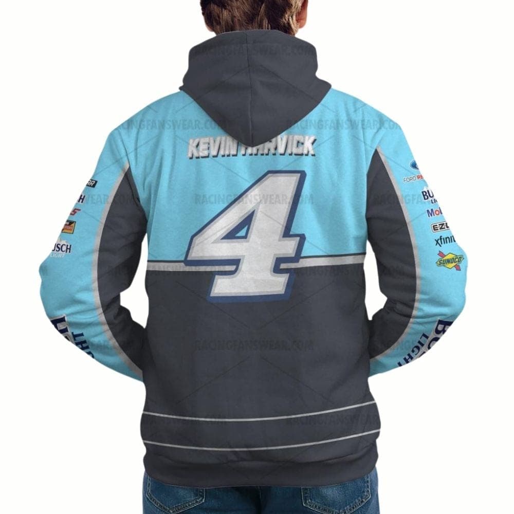 Kevin Harvick Nascar Busch Light Racing 2022 All-over Print Hoodie