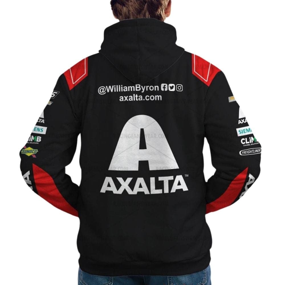 William Byron Nascar 2023 Racing Axalta Uniform All Over Print Hoodie
