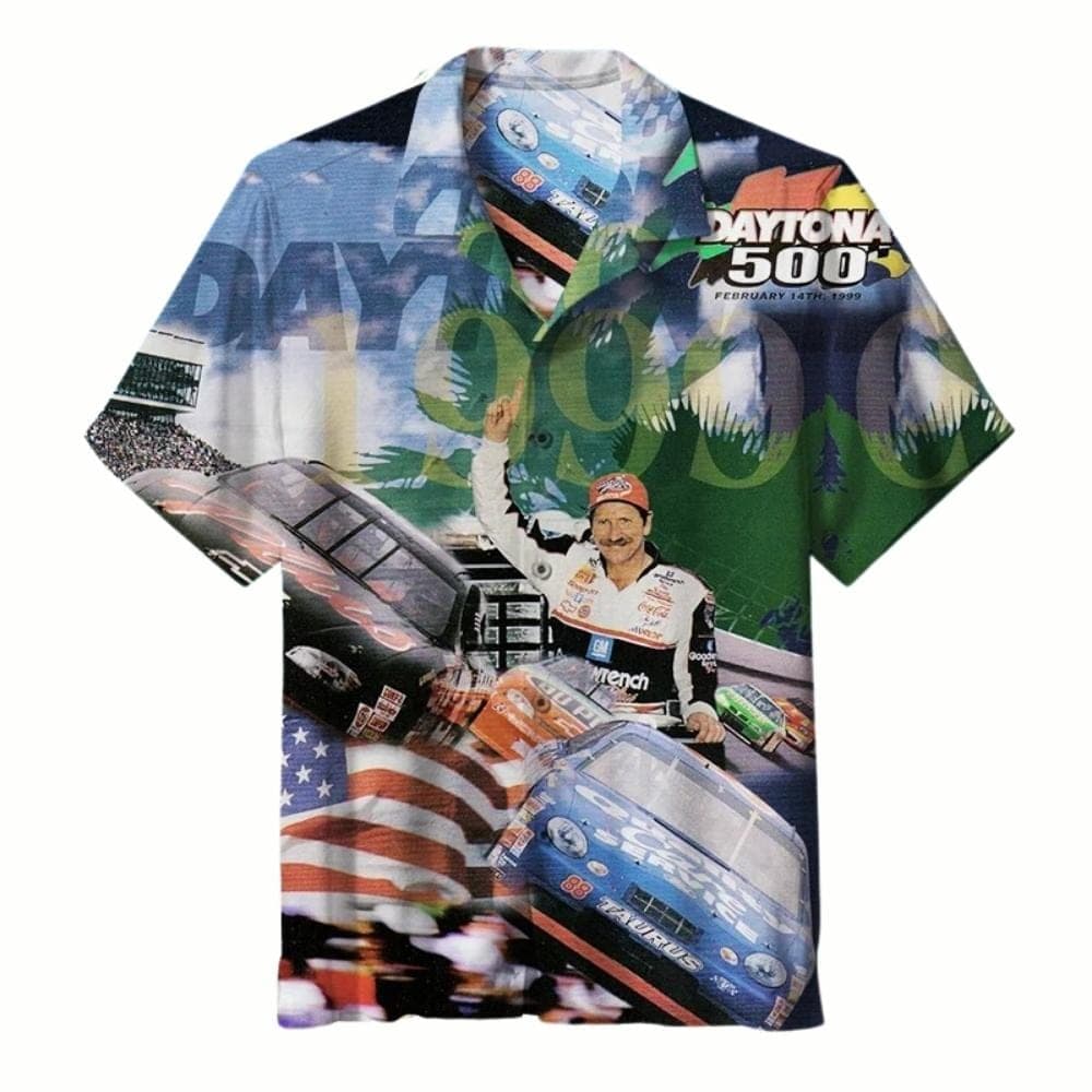 Dale Earnhardt Daytona 500 Hawaiian Shirt