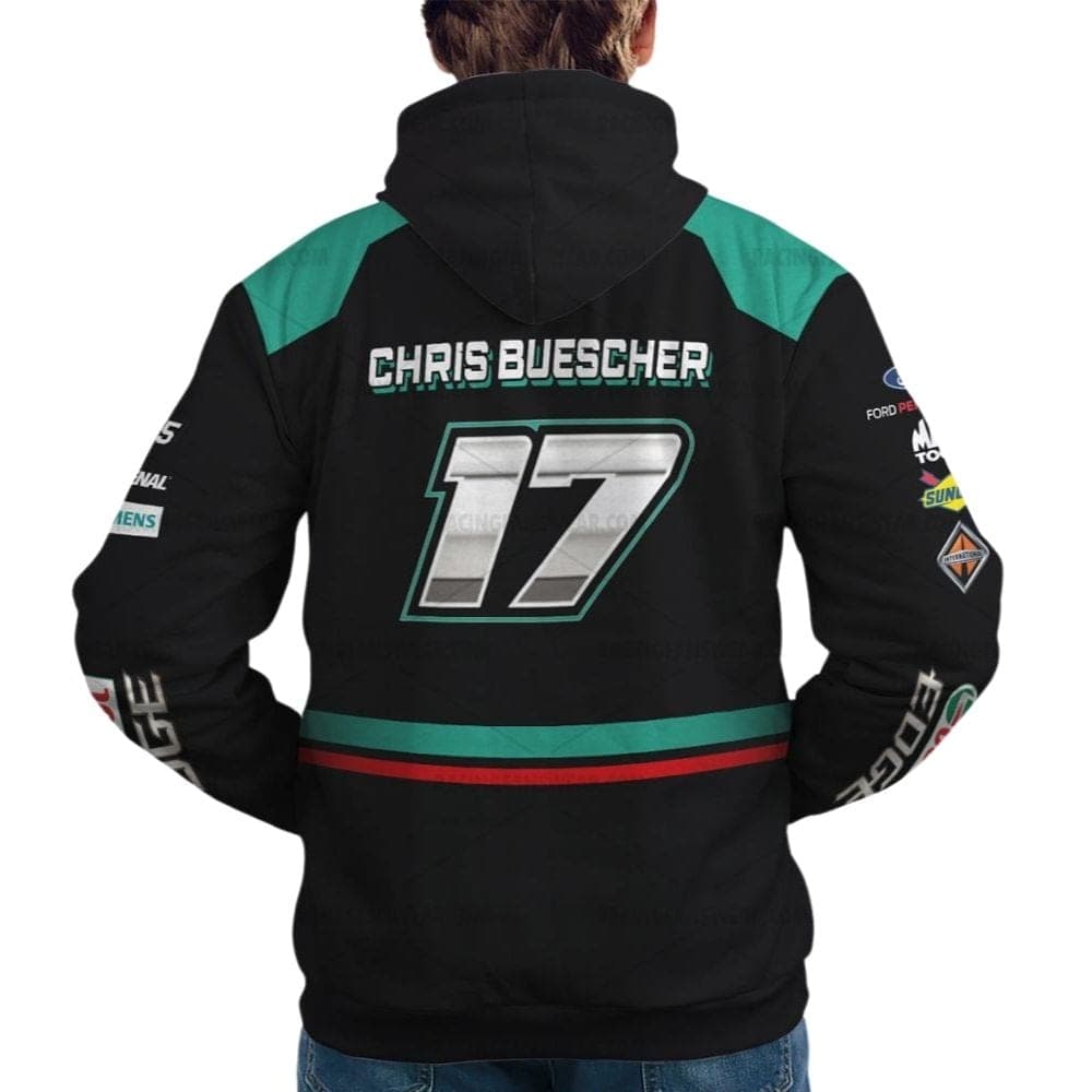 Chris Buescher Castrol Edge Nascar 2023 Racing Uniform All Over Print Hoodie
