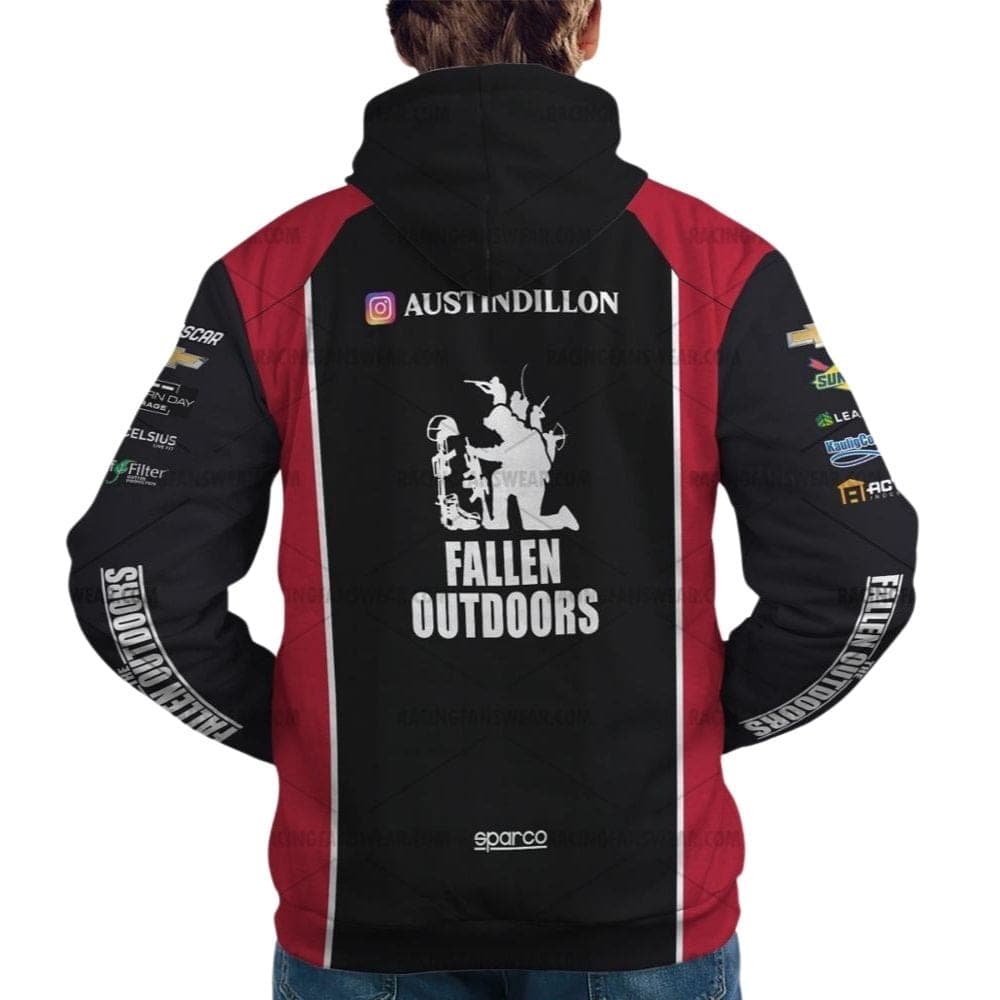 Ty Dillon Nascar Racing 2025 Fallen Outdoors Uniform All Over Print Hoodie