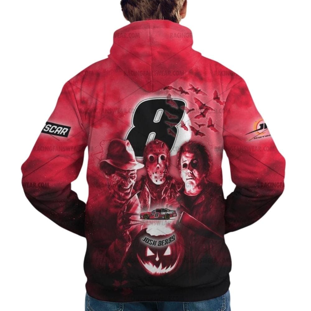 Josh Berry Nascar Racing Halloween All Over Print Hoodie