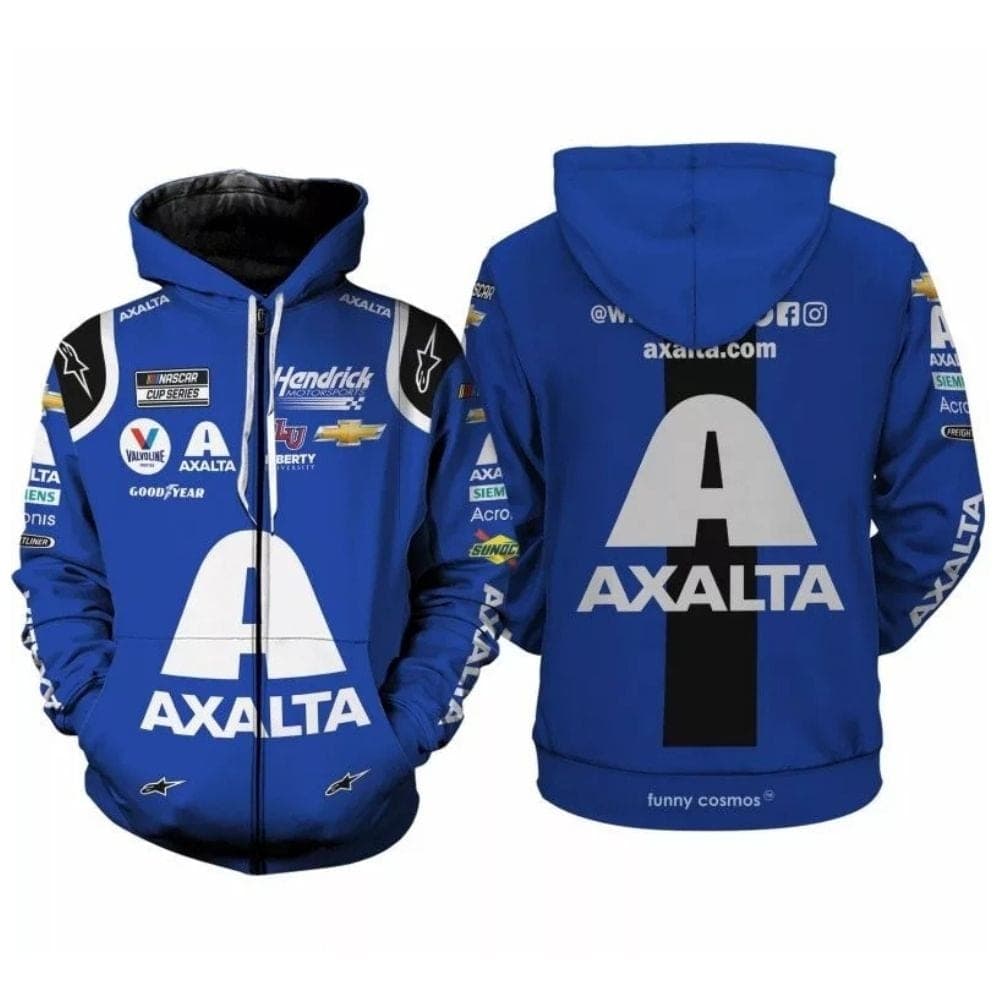 William Byron Axalta Nascar Racing 2022 Uniform All Over Print Hoodie