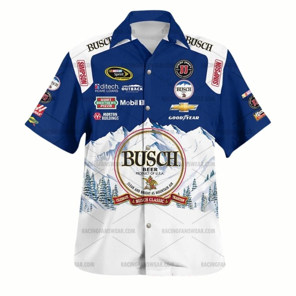 Kevin Harvick Nascar Busch Beer Racing 2016 Uniform Hawaiian Shirt