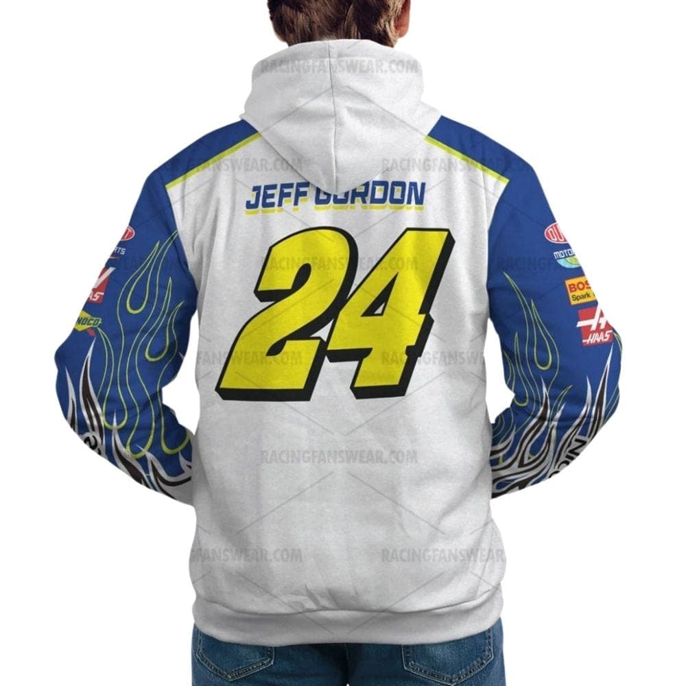 Jeff Gordon 24 Nascar Racing Nicorette Chervolet And Hendrick Motorsport Uniform All Over Print Hoodie