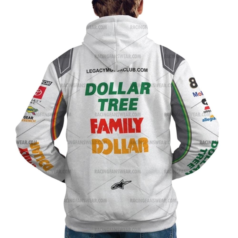 Jimmie Johnson Nascar Racing 2024 Legacy Motor Club Family Dollar Uniform All Over Print Hoodie