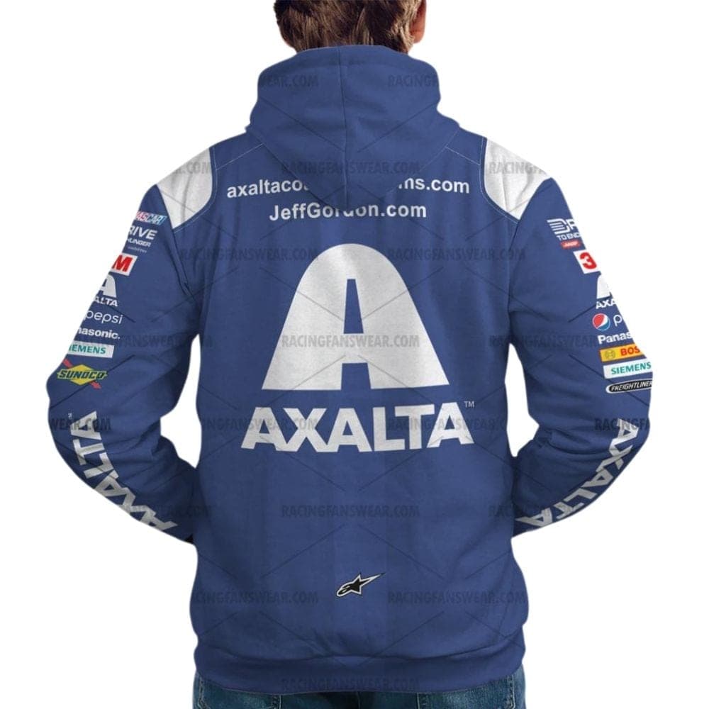 Jeff Gordon Nascar Racing Axalta 2015 Uniform All Over Print Hoodie