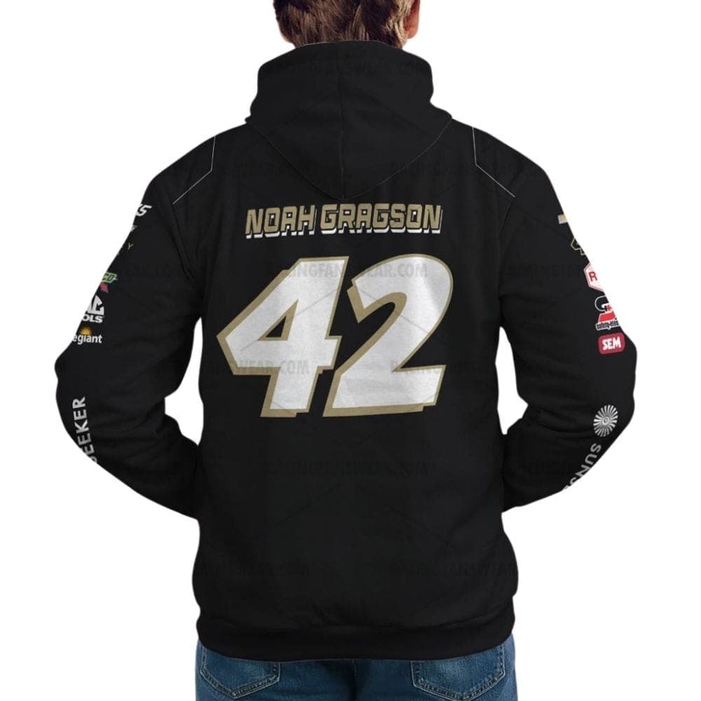 Noah Gragson 42 Nascar Racing Sunseeker Resort Uniform All Over Print Hoodie
