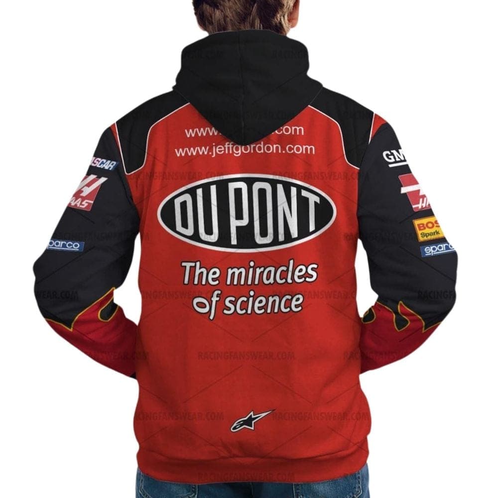 Jeff Gordon Nascar Racing Dupont 2003 Uniform All Over Print Hoodie