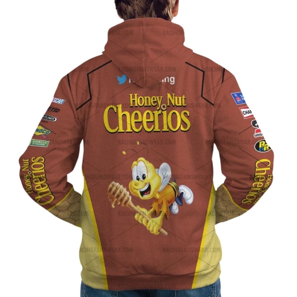 Austin Dillon Nascar Racing 2013 Honey Nut Cheerios Uniform All Over Print Hoodie