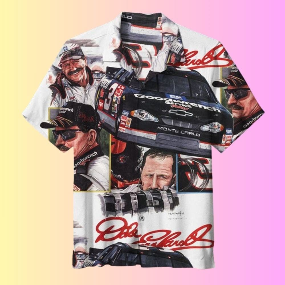 Dale Earnhardt Hawaiian Shirt