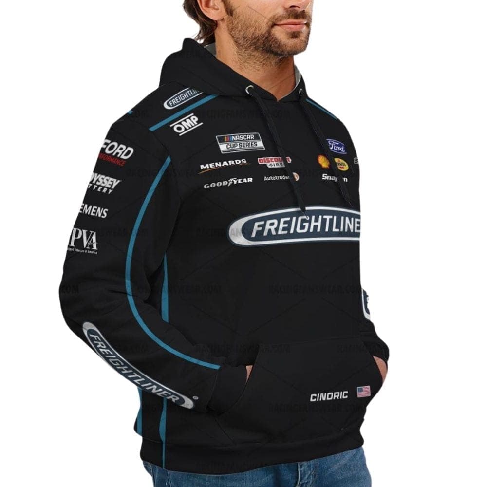 Austin Cindric Nascar Racing 2024 Freightliner Uniform All Over Print Hoodie