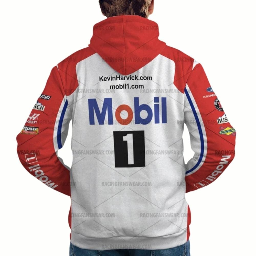 Kevin Harvick Nascar Mobil 1 Racing 2017 Uniform All-over Print Hoodie