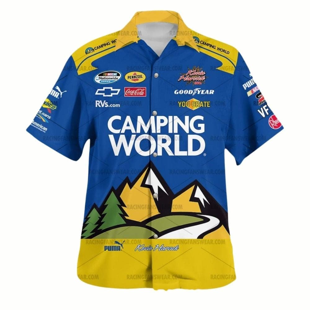 Kevin Harvick Nascar Camping World Racing 2008 Uniform Hawaiian Shirt