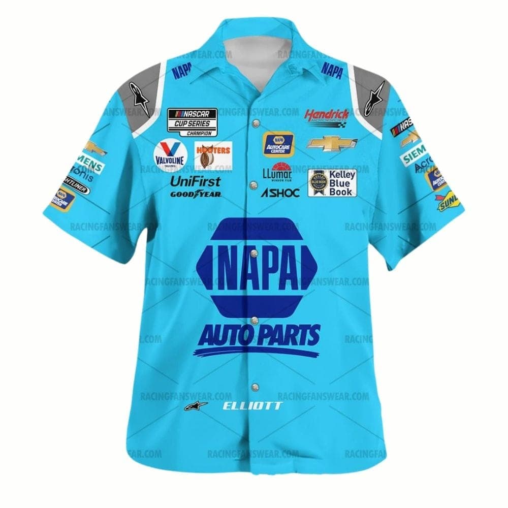 Chase Elliott Nascar Racing 2022 Uniform Hawaiian Shirt